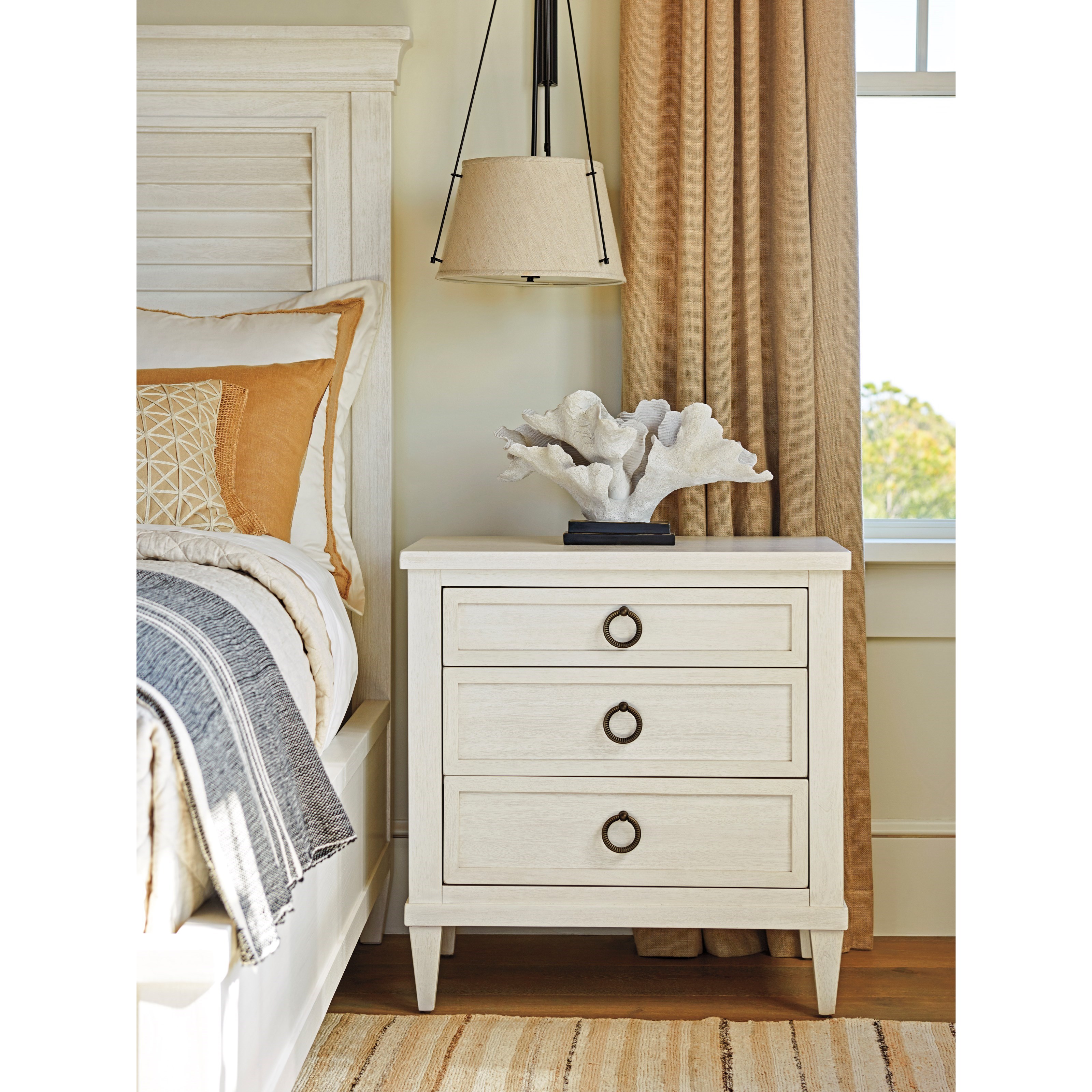 Tommy Bahama Home Ocean Breeze 320487057 Bonita 3Drawer Nightstand